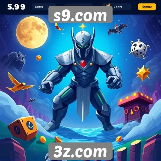 Variedade de jogos disponíveis em s9.com